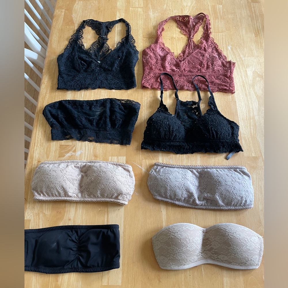 XS/S Bralettes - Set of 9